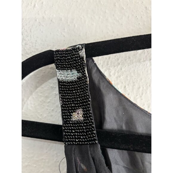 ICE Vintage Silk Blend Y2K Dress Drapped Neck Asymetrical Hem Fairy Size Medium - Picture 5 of 13